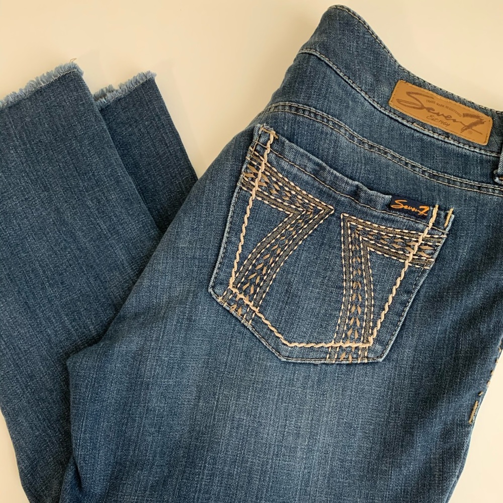 Seven7 Jeans Cropped Sz 12